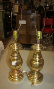 Pair of Brass Lamps 26