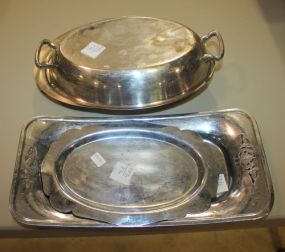 Covered Dish and Two Trays