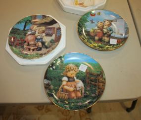 Three Danbury Mint Plates Squeaky Clean, Little Companions, and Favorite Pet; 8