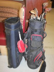 Datrek Set of Golf Clubs and Extra Datrek Bag