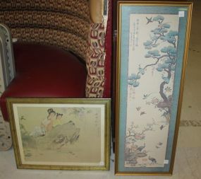 Two Prints Oriental maidens 22