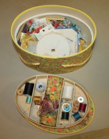 Oval Sewing Box