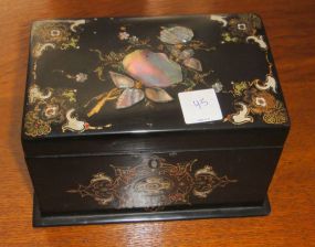 Victorian Mother of Pearl Tea Caddy