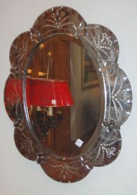 Italian Venetian Mirror over Vanity - Circa 1800
