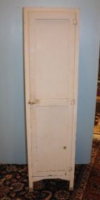 Painted White Kitchen Cabinet with Four Interior Shelves 18