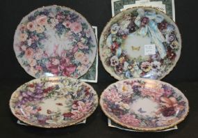 Four Handpainted Limited Edition Bradford Exchange Plates 7