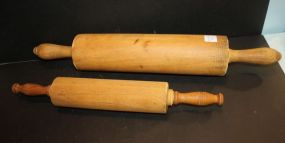 Two Wood Rolling Pins