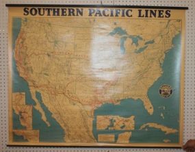 Free As the Wind, Seven Rolled Up Prints, Southern Pacific Line Map Free as the wind (rolled up print) 40