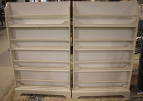 Two Painted Board Shelves 34