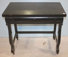 Painted Black Oak Empire Style Desk 34