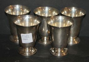 Five Silverplate Cups 3