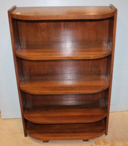 Five Shelf Bookcase, Bow Front 30