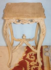 French Distressed Painted Lamp Table 16