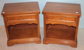 Pair of One Drawer Stands 22