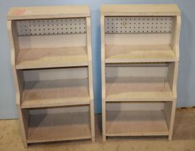 Two Four Shelf Bookcases 17