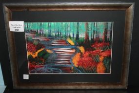 Signed Pastel by New York Artist 22