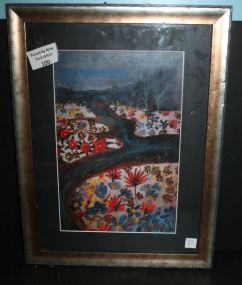 Signed Pastel by New York Artist 17