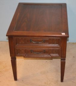 Two Drawer Side Table 20