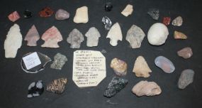 Basket of Stones and Arrowheads