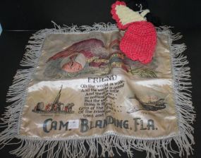 Fort Branding, Florida Pillow Cover, Crochet Mammy Doll