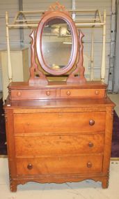 Walnut Victorian Dresser 38