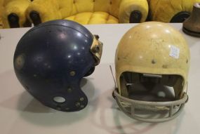 Vintage Rawlings Football Helmet, and Riddell Vintage Helmet