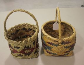 Two Small Choctaw Baskets 9