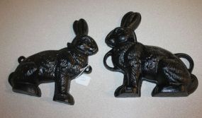 Reproduction Cast Iron Rabbit Mold Stamped Griswold; 11