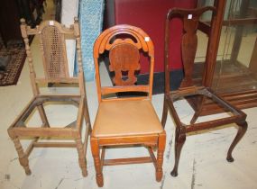 Three Odd Side Chairs