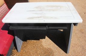 Plastic Desk With keyboard pullout; 42