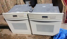 Two Dcor Almond Color Ovens One right hand, one left hand; 27