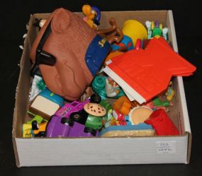 Box Lot of Plastic Toys