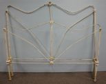 Double Size Iron Bed Has rails, 48