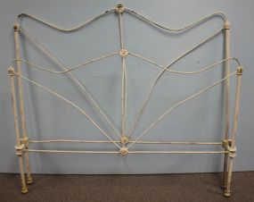 Double Size Iron Bed Has rails, 48