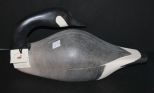 Large Wood Carved Canadian Goose 17