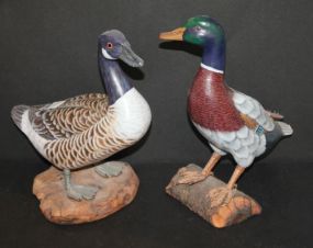 Two Carved and Painted Ducks 10