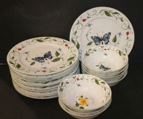 Butterfly Plates and Bowls
