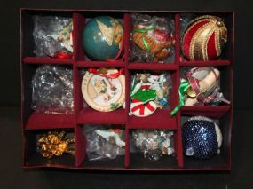 Dunbar Mint Box of Christmas Decorations M.J. Hummel's