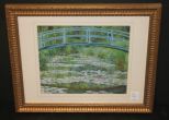 Print of Bridge Over Water lily Pond 16