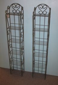 Two Small Metal Racks 9