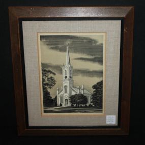 Print of Port Gibson Church 12