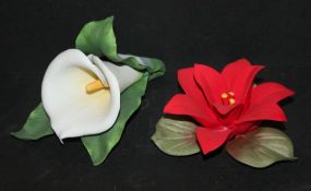Two Porcelain Flowers 4