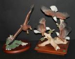 Two Lenox Figurines Wings of power on stand (wing broken, we have it) 13