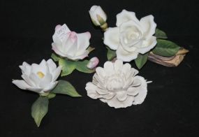 Four Porcelain Flowers 3
