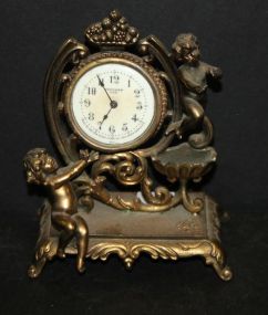 New Haven Brass Clock 7