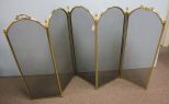 Five Panel Mesh and Brass Screen each panel 13