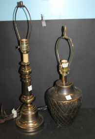 Two Brass Lamps 22