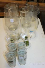 Glass Pitchers, Vases, and Glasses