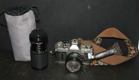 AE-1 Cannon Camera with Extra Lens