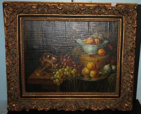 Contemporary Oil Painting of Fruit, Signed has COA, 26